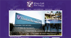 Desktop Screenshot of khaolakbluelagoon.com